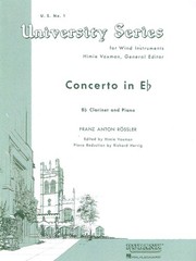University Series – Concerto in Eb – Bb Clarinet and Piano (HL04471890)