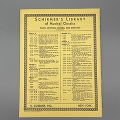 Schirmer’s Library Vol 146 Op 599 Czerny Practical method Beginners Pianoforte