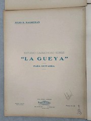 Julio S Sagreras Rare 4 Guitar Sheet Music Classical Spanish Folk Dance Songs