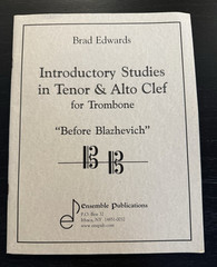 Ensemble Publications Trombone Sheet Music: Tenor & Alto Clef Studies, ENS074