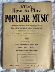 WINN&rsquo;S HOW TO PLAY popular music for singing and dancing/ INSTRUCTION BOOK #1