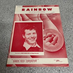 Rainbow Sheet Music 1957