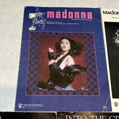 Vintage Madonna Sheet Music Lot Of 5 Vogue Papa Don’t Preach Into The Groove