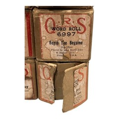 Vintage QRS Player Piano Word Roll Lot 7 Jazz Pop Begin The Beguine Night Day
