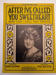 1927 After I&rsquo;ve Called You Sweetheart Sheet Music Doris Gutow Chicago Paul Ash