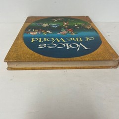 Voices Of The World Piano And Vocal Music Hardcover Book Vintage 1958 Nice