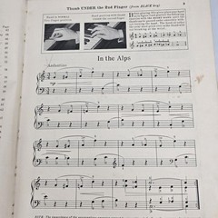 John Thompson Modern Course Second Grade Piano Book 1937 Sheet Music Tutor Vtg