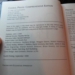 Choral Praise Comprehensive Ed-1996- Liturgical Music Hardcover