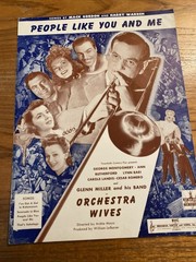 Vtg 1940s Glenn Miller Orchestra Wives Sheet Music – Kalamazoo