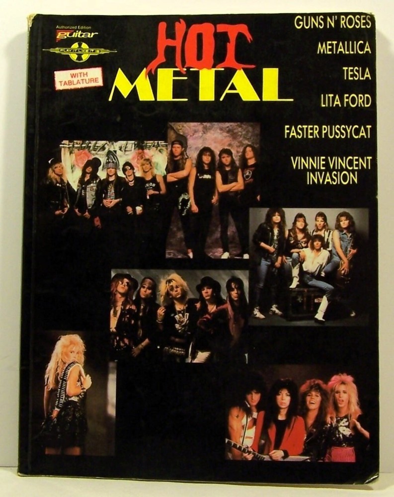 HOT METAL, 1988, Songbook, Guitar Tablature, Cherry Lane Music