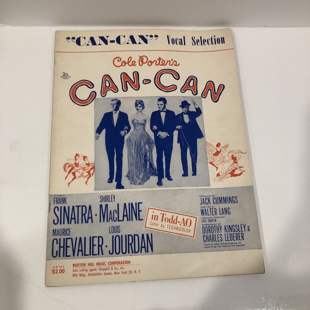 Sheet Music Book, Cole Porter&rsquo;s Can-Can Vocal Selection (circa 1953)