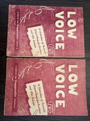 Lot Of 2 Gospel Songbooks “Low Voice Number Two” – Singspiration Series 1946