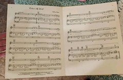 1970 Sheet Music: Chicago « Colour My World » 70s Horn Rock Band, VG/EX