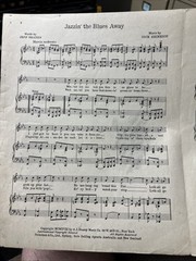 C 1918 9×12 Ragtime Sheet Music JAZZIN’ THE BLUES AWAY by Branen/Heinrich