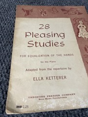 28 Pleasing Studies 1956 Paperback Piano Song Book Ella Ketterer Theodore Presse