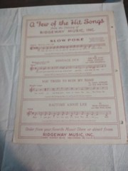 RARE Sheet Music You Belong To Me Jo Stafford Pee Wee King Stewart Price 1952
