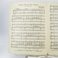 I Guess I&rsquo;ll Get The Papers And Go Home Sheet Music Prince Rogers Kanner P/V/G