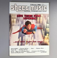 Lot 16 Issues Sheet Music Magazines Vintage 1978-1985 Superman Piano Guitar