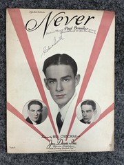 Never Sheet Music Paul Denniker Will Osborne Joe Davis 1930 P/V/G