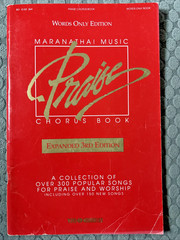 Vintage 1993 Maranatha Music Praise Chorus Book Words Only Expanded 3rd Edition