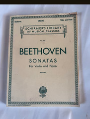 G. Schirmer Beethoven Sonatas for Violin & Piano Duet Sheet Music Vol. 232