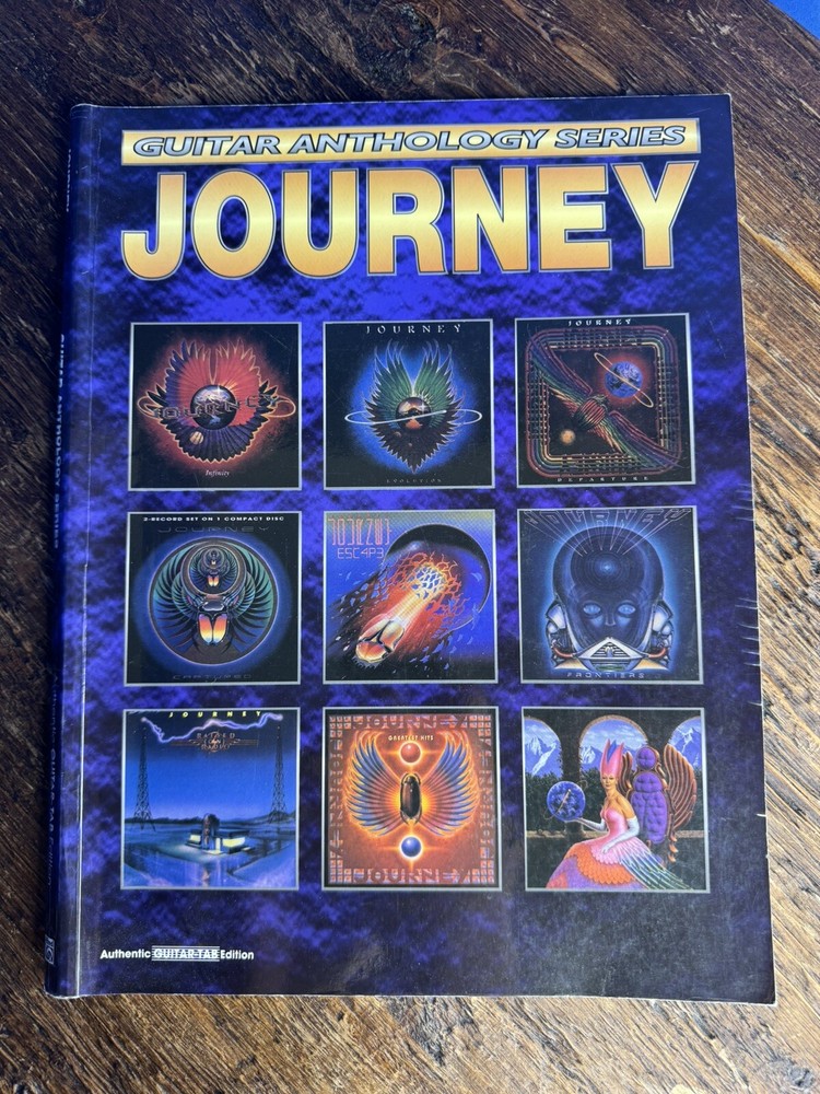 JOURNEY GUITAR ANTHOLOG Songbook, 16 songs, 144 pages, ISBN 0-7579-0188-3