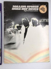 LOT OF 2 Vintage 1976 Rolling Stones Songbooks—More Hot Rocks + Get Yer Ya Ya’s