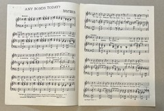 Any Bonds Today? 1941 Vintage Sheet Music By Irving Berlin