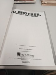 O Brother Where Art Thou Sheet Music Guitar Tab Songbook Hal Leonard Bluegrass