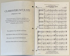 Clamaverunt Justi by Ivo Antognini SATB a cappella Piano Sheet Music Alliance
