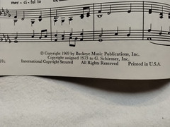 Psalm 67 – G. Schemers Choral Church Music for Mixed Voices 1973 VTG Sheet Music
