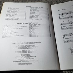 The Joy of Sacred Music Songbook P/V/G Denes Agay Yorktown 1984