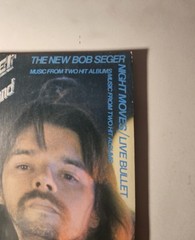 Vintage Near Mint Bob Seger & The Silver Bullet Band Music Song Book Live Bullet