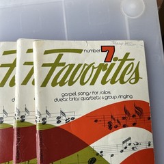 Lot of 8 Favorites #7 Gospel Songs Singspiration 1971 Solo Duet Trio Quartet