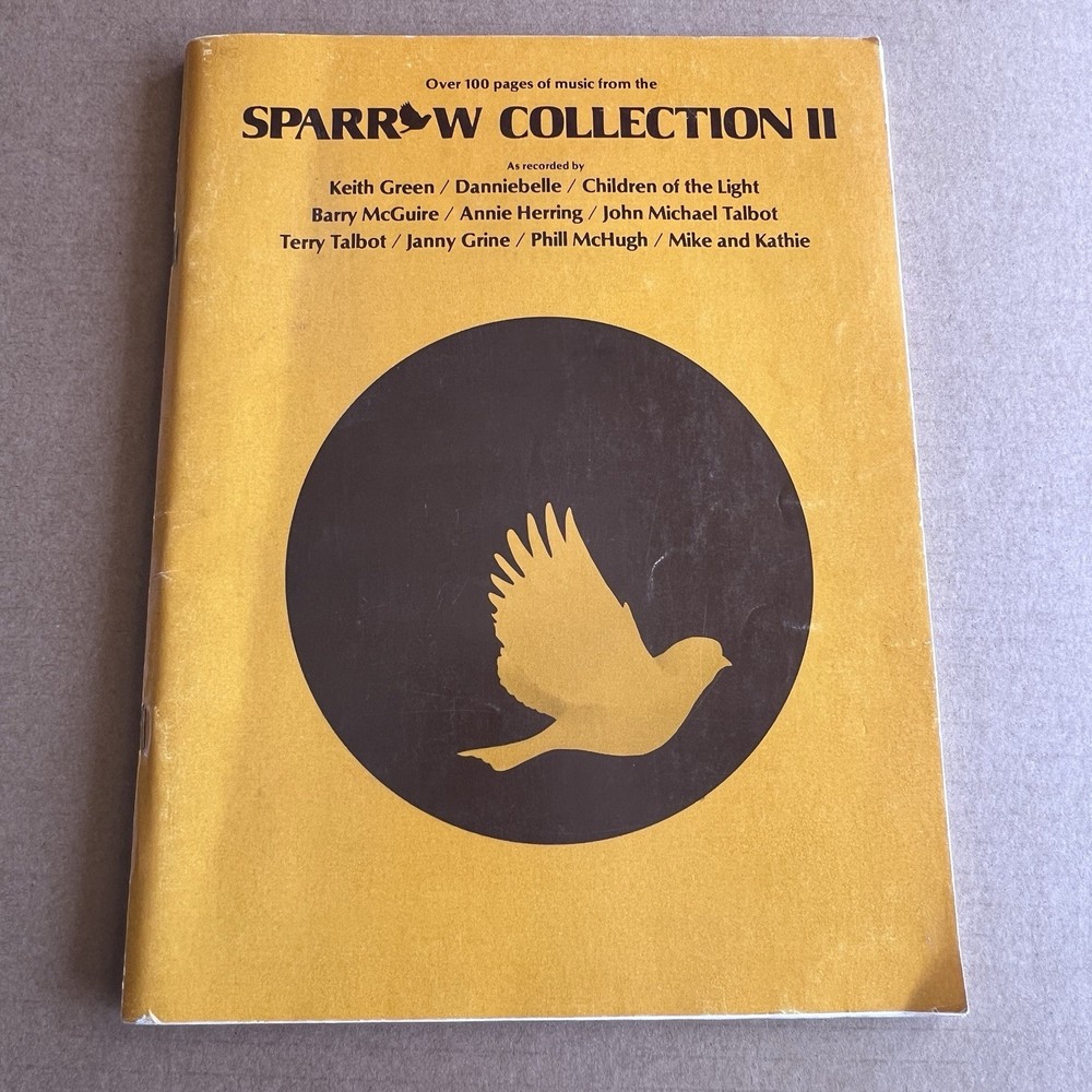 Sparrow Collection II Assorted Artists Songbook Sheet Music Book 28 Songs 1977