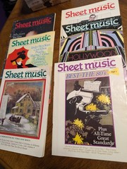 Lots of Sheet Music Magazine – You choose the Year! Guitar/Piano/Organ