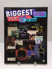Biggest Pop Hits Of 1998 Sheet Music Song Book Easy Piano Coates Brimhall M36