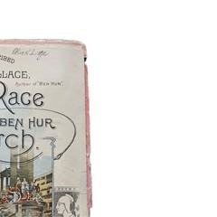 Antique 1901 Chariot Race or Ben Hur March Sheet Music E.T. Paull Lithograph