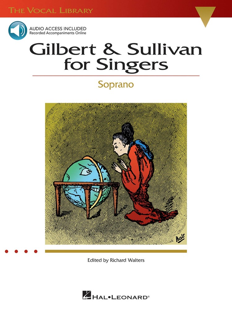 Gilbert Sullivan for Singers Soprano Piano Vocal Sheet Music Book & Online Audio