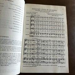 Exultate Deo Motets of The Renaissance Choral Music Songbook 1971