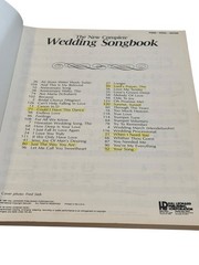 VTG 1987 New Complete Wedding Songbook Piano Vocal Guitar Hal Leonard