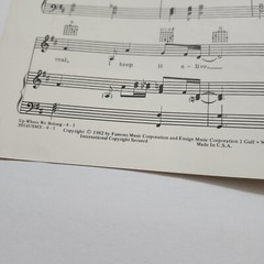 AN OFFICER AND A GENTLEMAN Up Where We Belong Sheet Music 1982