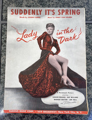 Lot of Vintage Sheet Music 1940s Two Books & Three Movie Sheets