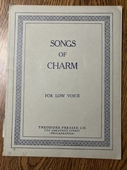 Songs of Charm for Low & HighVoice Theodore Presser Sheet Music Book Piano Vocal