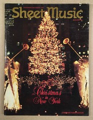 SHEET MUSIC MAGAZINE: CHRISTMAS IN NEW YORK, NOV/DEC 1994, 80 Pages VG Piano Std