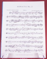 Braham&rsquo;s Sonata F Minor Opus 120 E Flat Major Viola Piano Lot of 2 PB Books IMC
