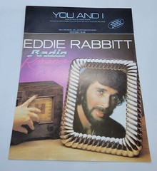 You And I Eddie Rabbitt Crystal Gayle Radio Romance Guitar Piano 1982 Vintage