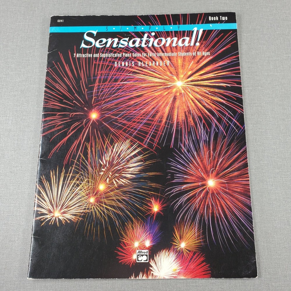 Dennis Alexander Sheet Music Sensational 1991 Piano Solos Illustrated