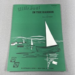 Little Boat in the Harbor Ella Ketterer Vintage 1941 Sheet Music Piano Solo