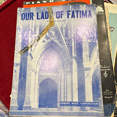 Robbins Music Corp Our Lady of Fatima Sheet Music Piano Religious & Devotional